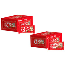 Load image into Gallery viewer, Nestle Chocolate Bar, KitKat 4 Finger Bars 24x41.5g (2 Pack)