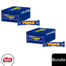 Load image into Gallery viewer, Nestle Chocolate Bar, Yorkie Milk Chocolate Bar 24x46g (2 Pack)