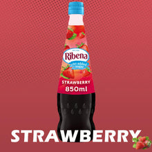 Load image into Gallery viewer, Ribena No Added Sugar Squash Strawberry Vitamin C Juice Drink 850ml, 12 Pack