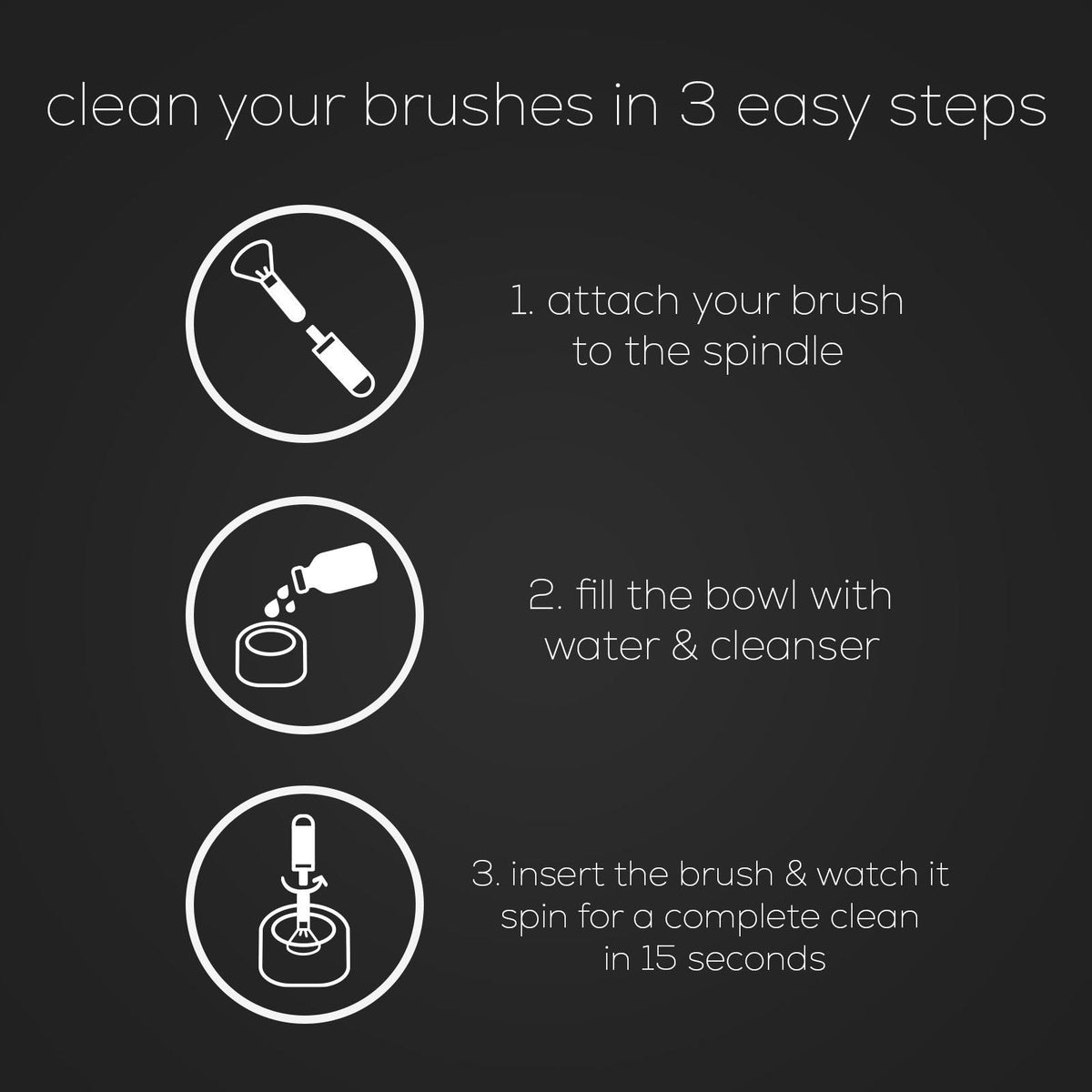 Envie Makeup Brush Cleaner & Dryer, Battery Powered & Deep Cleaning, R