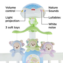 Load image into Gallery viewer, Fisher-Price Butterfly Dreams 3-in-1 Projection Mobile, Light Projector Cot Mobile