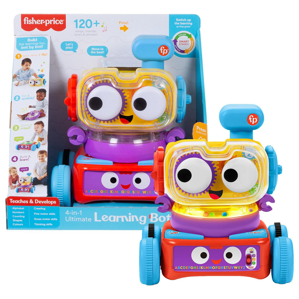 Fisher-Price 4-in-1 Ultimate Learning Bot Electronic Toy – Avant Garde ...