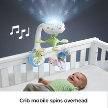 Load image into Gallery viewer, Fisher-Price Butterfly Dreams 3-in-1 Projection Mobile, Light Projector Cot Mobile