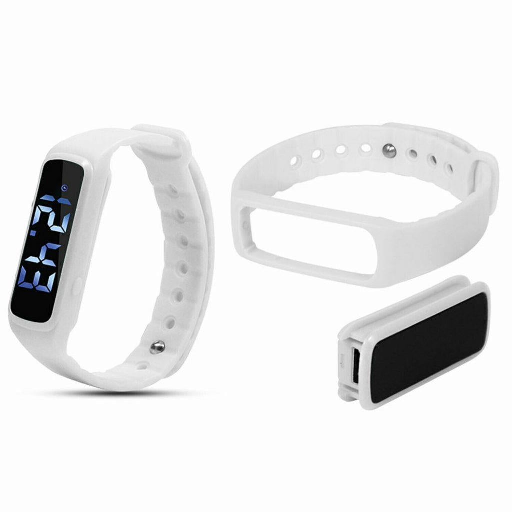 Bracelet Connecté Aquarius Sports - Fitness Tracker Gris - Neuf, 3 Sangles Incluses