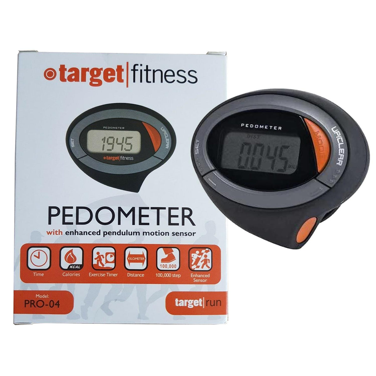 Target Fitness Pro04 Pedometer with Enchanced Motion Sensor Avant