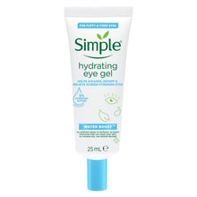 Load image into Gallery viewer, Simple Water Boost Hydrating Eye Gel for Puffy &amp; Tired Eyes 25ml, 6 Pack