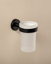 Load image into Gallery viewer, COSMIC Toothbrush Holder Black Matte, Screw Mount, 7.6x11.3x11.9 cm