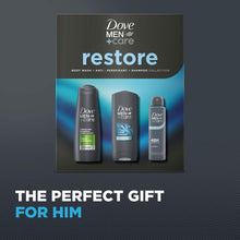 Load image into Gallery viewer, Dove Men+Care Gift Set Restore Trio - Bodywash, Classic Deodorant, Shampoo