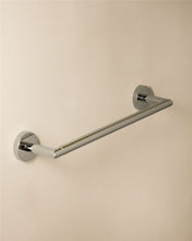 Load image into Gallery viewer, COSMIC Towel rail Light grey Installation with Screws Measures 60 x 7.1 x 5 cm