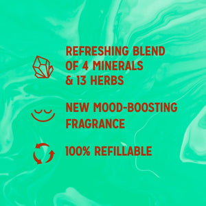 Radox Mineral Therapy Shower Gel Refill Pouch Feel Refreshed 500 ml, 5 Pack