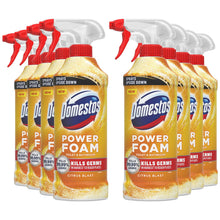 Load image into Gallery viewer, Domestos Power Foam Toilet &amp; Bathroom Cleaner Spray Kills 99.99% Germs, 450ml