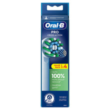 Load image into Gallery viewer, Oral-B Cross Action White X-Filaments Toothbrush Replacement Heads, Pack of 4