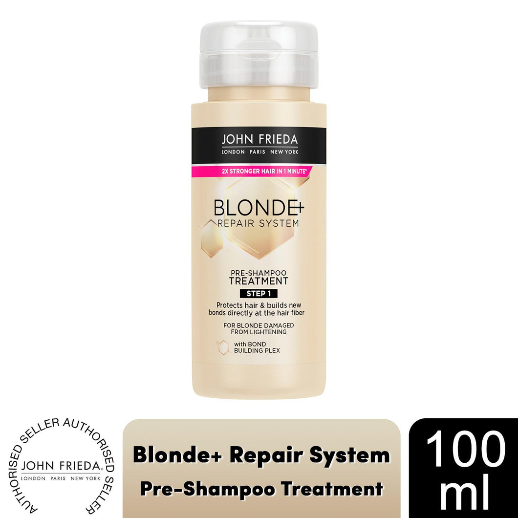 John Frieda Blonde + Repair Haircare Range- Shampoo, Conditioner & Pre-Treatment