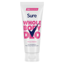 Load image into Gallery viewer, Sure Wild Rose Whole Body Deodorant Cream Aluminium Free 75ml, 6 Pack