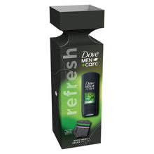 Load image into Gallery viewer, Dove Men+Care Refresh Extra Fresh Bodywash Gift Set for Him with Ankle Socks