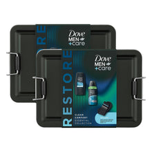 Load image into Gallery viewer, Dove Men+Care Tin Clean Comfort Essentials 2Pcs Gift Set for Him with Socks