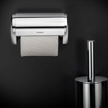 Load image into Gallery viewer, COSMIC Toilet Roll Holder Grey 14.5x11.5x8 cm | Screw Mount