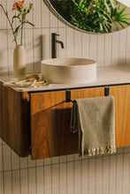 Load image into Gallery viewer, COSMIC Towel rail White Matte Measures 7 x 9.5 x 28 cm