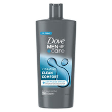 Load image into Gallery viewer, Dove Men+Care 3-in-1 Body, Face &amp; Hair Wash Hydrating Clean Comfort 700ml, 3 Pk