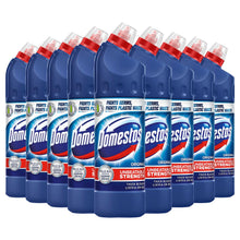 Load image into Gallery viewer, 9pk of 750ml Domestos Unstoppable Unbeatable Strength Original Thick Bleach