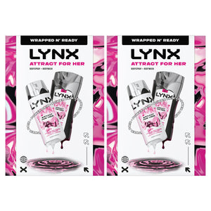 Lynx Attract for Her Duo Gift Set Women's Fragrance Spray & Shower Gel