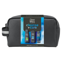 Load image into Gallery viewer, Dove Men+Care Gift Set Cleanse+Care Washbag, Bodywash, Deodorant &amp; Shampoo