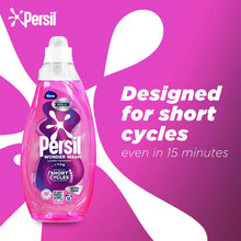 Load image into Gallery viewer, Persil Wonder Wash Liquid Laundry Detergent Bio Ultra Care 55 Washes 1.485L, 2pk
