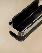 Load image into Gallery viewer, Cosmic Stick Toilet Roll Holder | Chrome | With Cover | Adhesive