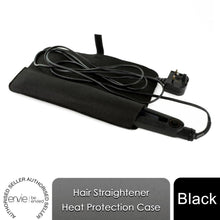 Load image into Gallery viewer, Envie Hair Straightener Heat Protection Case for Flat Iron Foldable Design Black