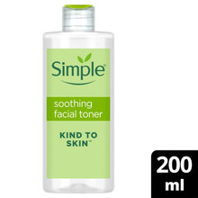 Load image into Gallery viewer, Simple Kind to Skin Soothing Facial Toner with Multi-Vitamines 200ml,3 or 6 Pack