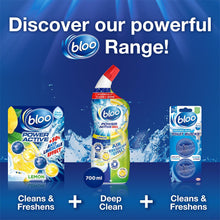 Load image into Gallery viewer, Bloo Toilet Rim Blocks Colour Active+ Lemon for Anti-Limescale Effect 2x50g 12pk