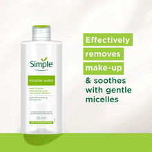 Load image into Gallery viewer, Simple Micellar Cleansing Water Hydrating Makeup Remover, 200ml or 400ml