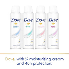 Load image into Gallery viewer, Dove Floral Anti-Perspirant Deodorant Spray for 48Hrs Protection 200ml, 12 Pack