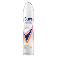 Load image into Gallery viewer, Sure Women Energise &amp; Vitality Deodorant Spray Nonstop Protection, 250ml