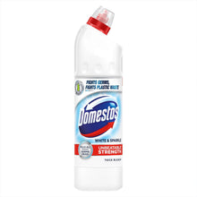 Load image into Gallery viewer, Domestos Thick Bleach White &amp; Sparkle Disinfectant Multi-Purpose Cleaner,6x750ml
