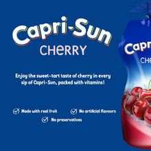 Load image into Gallery viewer, Capri Sun Cherry Juice with Vitamins &amp; Antioxidants - No Preservatives, 30x330ml