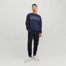 Load image into Gallery viewer, Jack &amp; Jones Jwhwill Logo Navy Blazer Mens Fleece Joggers Sweatpants Trousers XL