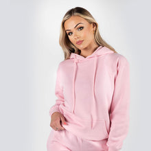 Load image into Gallery viewer, Wellworth Womens Baby Pink Loungewear Hoodie Size L Casual Pullover Sweatshirt