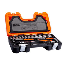 Load image into Gallery viewer, BAHCO S560 SOCKET SET 56PC 1/4IN &amp; 1/2SQDR