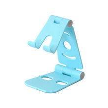 Load image into Gallery viewer, Aquarius Plastic Folding Table Top Phone Holder, Blue
