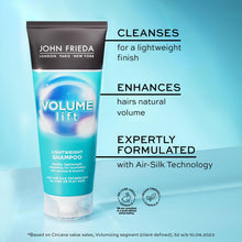 Load image into Gallery viewer, John Frieda Volume Lift Haircare Range of Shampoo, Conditioner &amp; Lift Spray