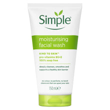 Load image into Gallery viewer, Simple Face Wash Range-Moisturising, Refreshing, Clear Pore Scrub or Glow, 150ml