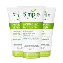 Load image into Gallery viewer, Simple Face Wash Range-Moisturising, Refreshing, Clear Pore Scrub or Glow, 150ml