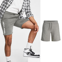 Load image into Gallery viewer, Jack &amp; Jones Jjiside Mens Soft Sweat Shorts Light Grey Melange Jogging XS