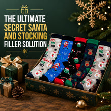 Load image into Gallery viewer, RJM Mens Christmas Novelty Socks UK 7-11 Festive Funny Winter Gift Socks