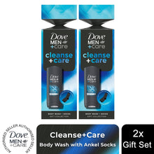 Load image into Gallery viewer, Dove Men+Care Cleanse+Care Gift Set with Clean Comfort Bodywash &amp; Socks