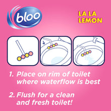 Load image into Gallery viewer, Bloo Power Active Toilet Rim Block 70s&amp;80s or 90s&amp;00s Spring Limited Edition