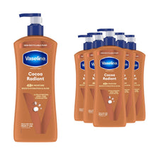 Load image into Gallery viewer, Vaseline Intensive Care Cocoa Radiant Body Lotion, 6 pack, 600ml for Dry Skin
