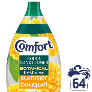 Comfort Botanical Fabric Conditioner Summer Bouquet Softner 960ml, 64 Washes