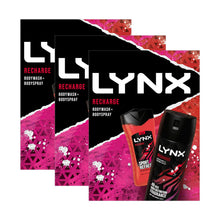 Load image into Gallery viewer, Lynx Recharge Sport Refresh Body Wash and Body Spray 2pcs Gift Set for Him